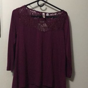 A purple shirt